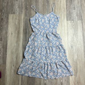 Pretty blue floral dress
